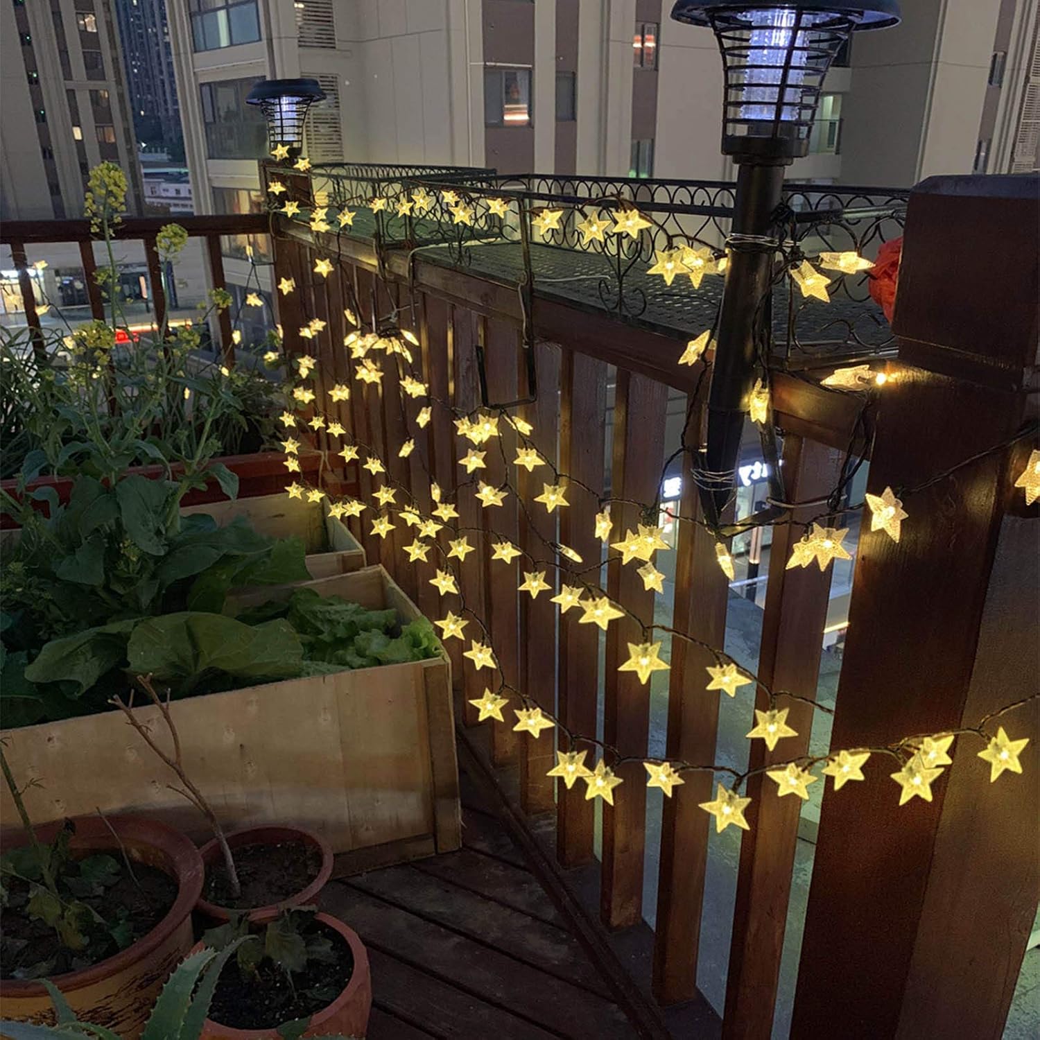 50ft 120 LED Solar Star Fairy  - огляд і ціна Outdoor Lighting Patio