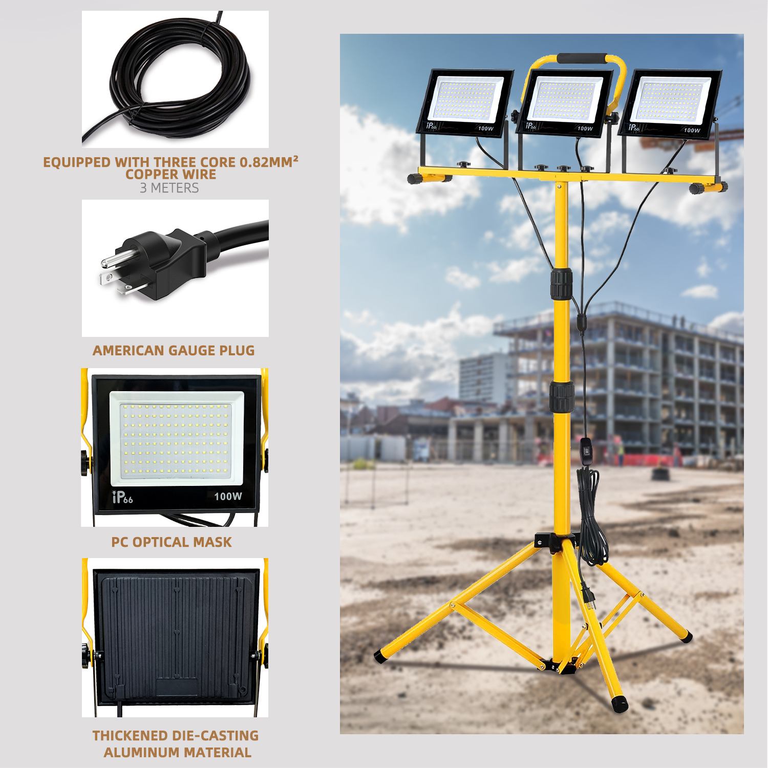 30000 Lumen Work Lights with S - огляд і ціна Outdoor Lighting Jobs