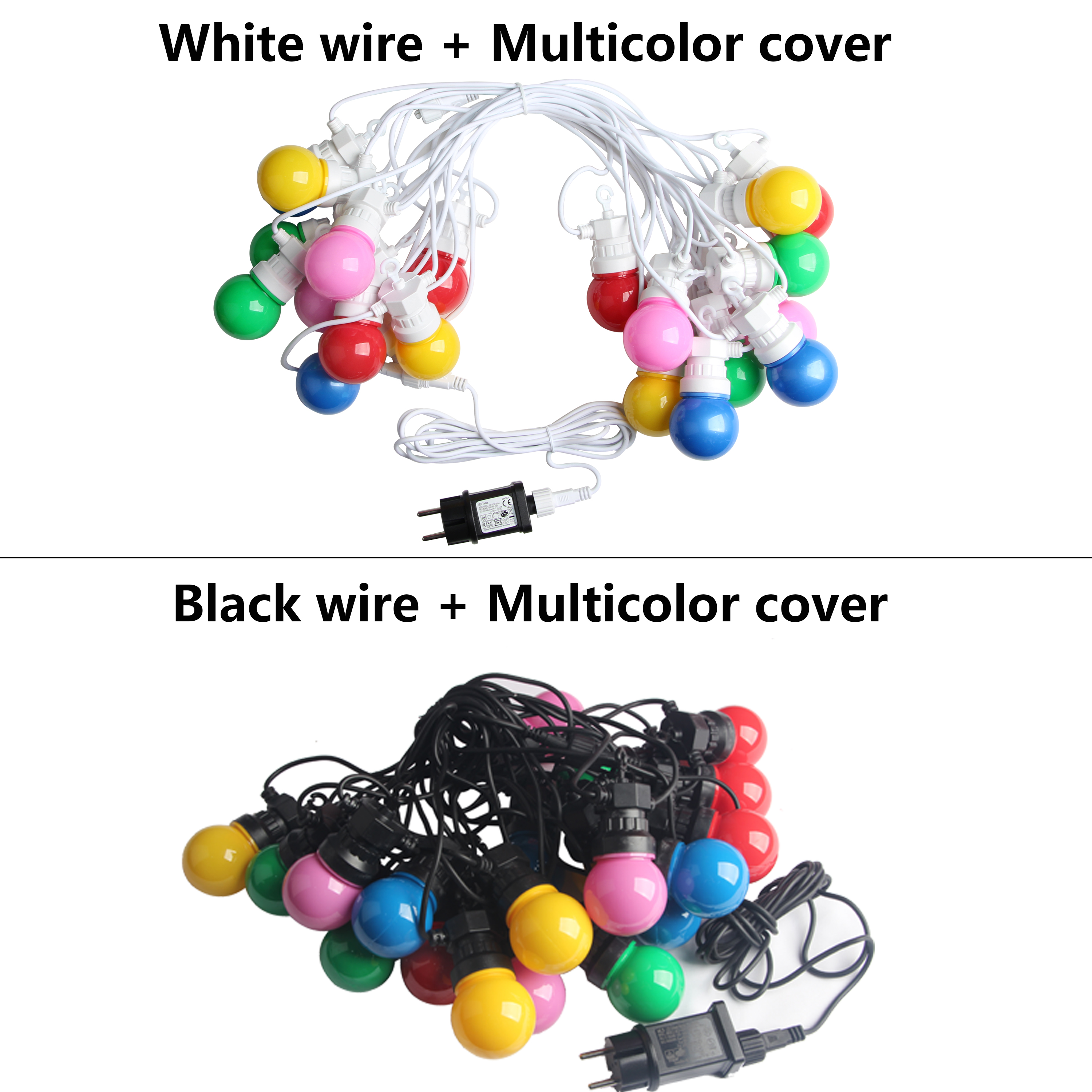 20/30 Colorful Bulb Led String - огляд і ціна Outdoor Lighting Driveway