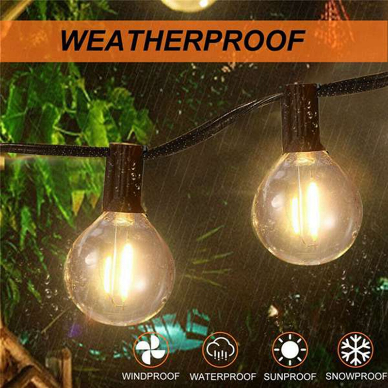 HLZS-G40 Solar Powered Led Lig - огляд і ціна String Light Bistro