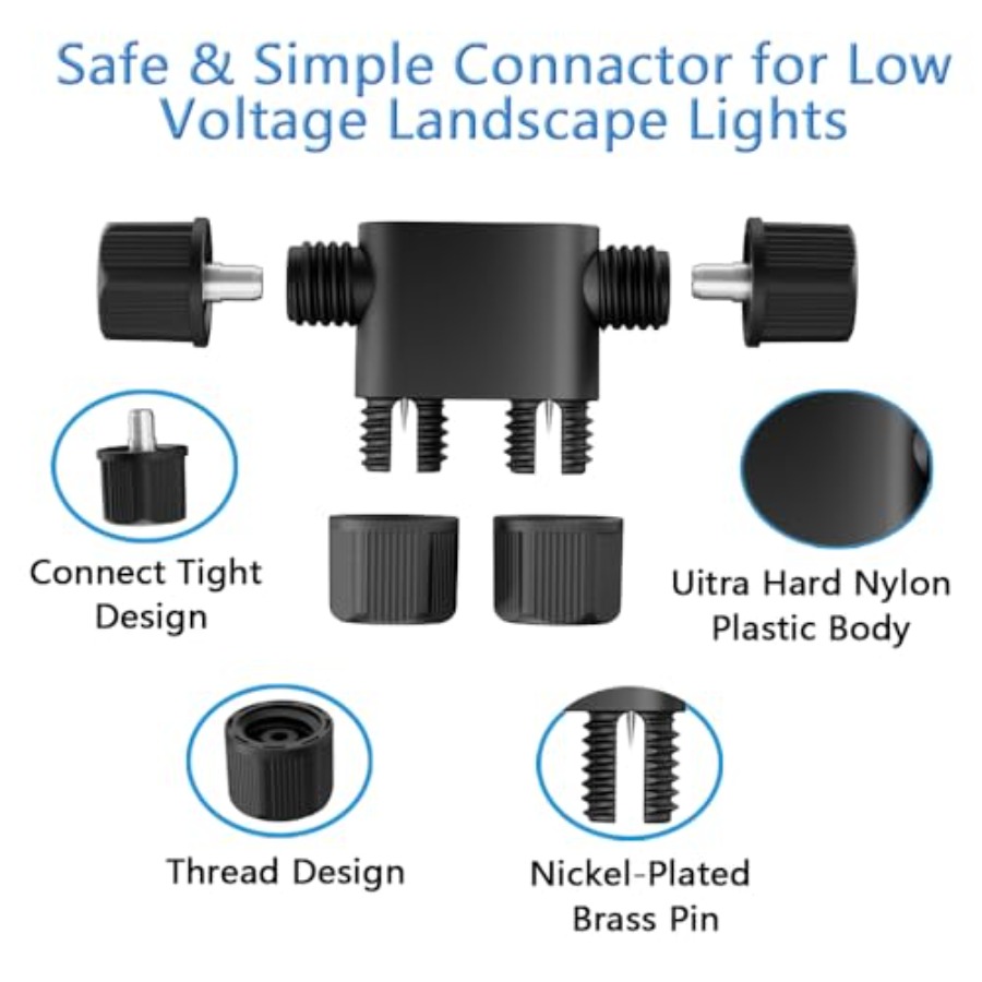 NETEHA Low Voltage Wire Connec - огляд і ціна Wired Pathway Light