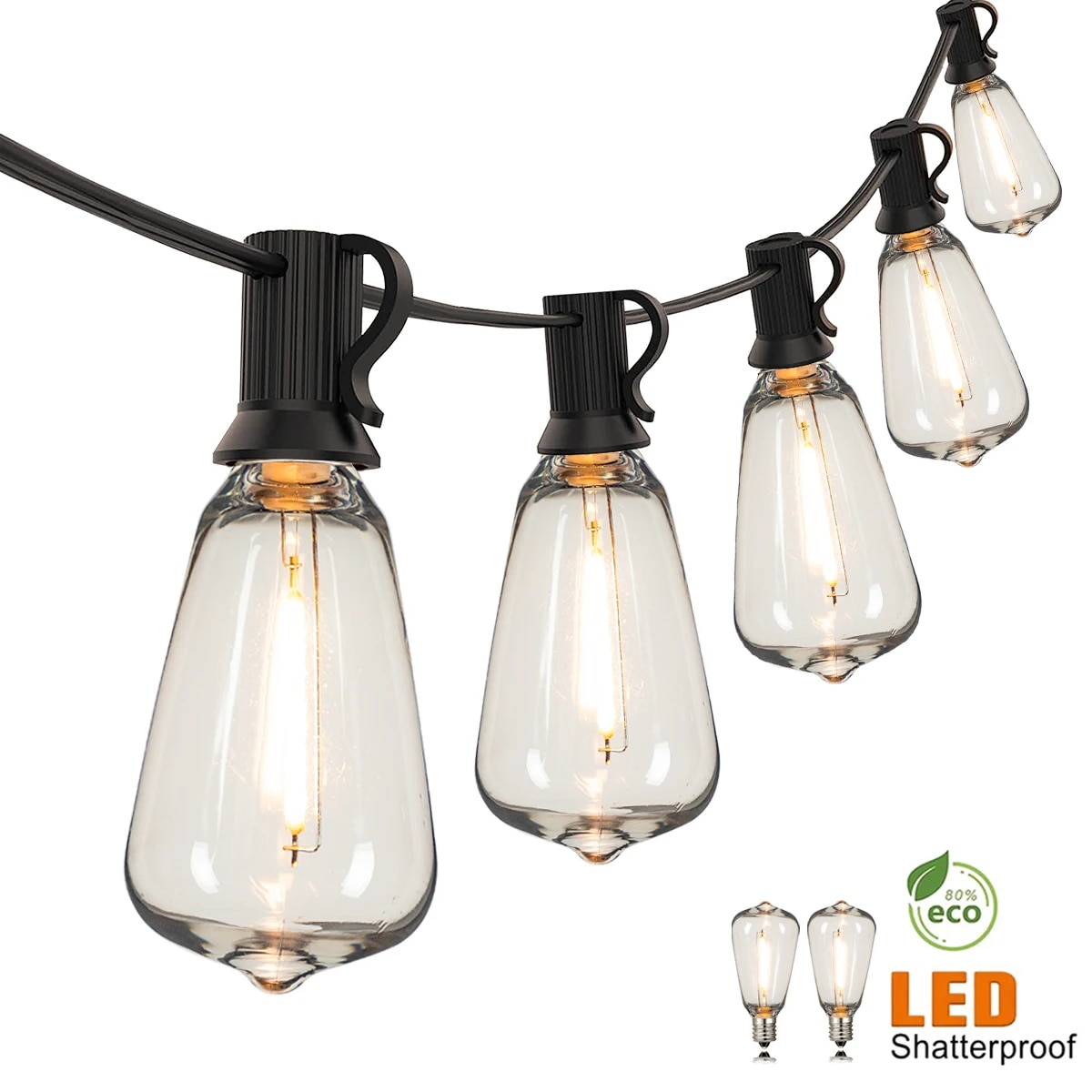 ST38 String Lights Outdoor Gar - огляд і ціна Outdoor Lighting Strip