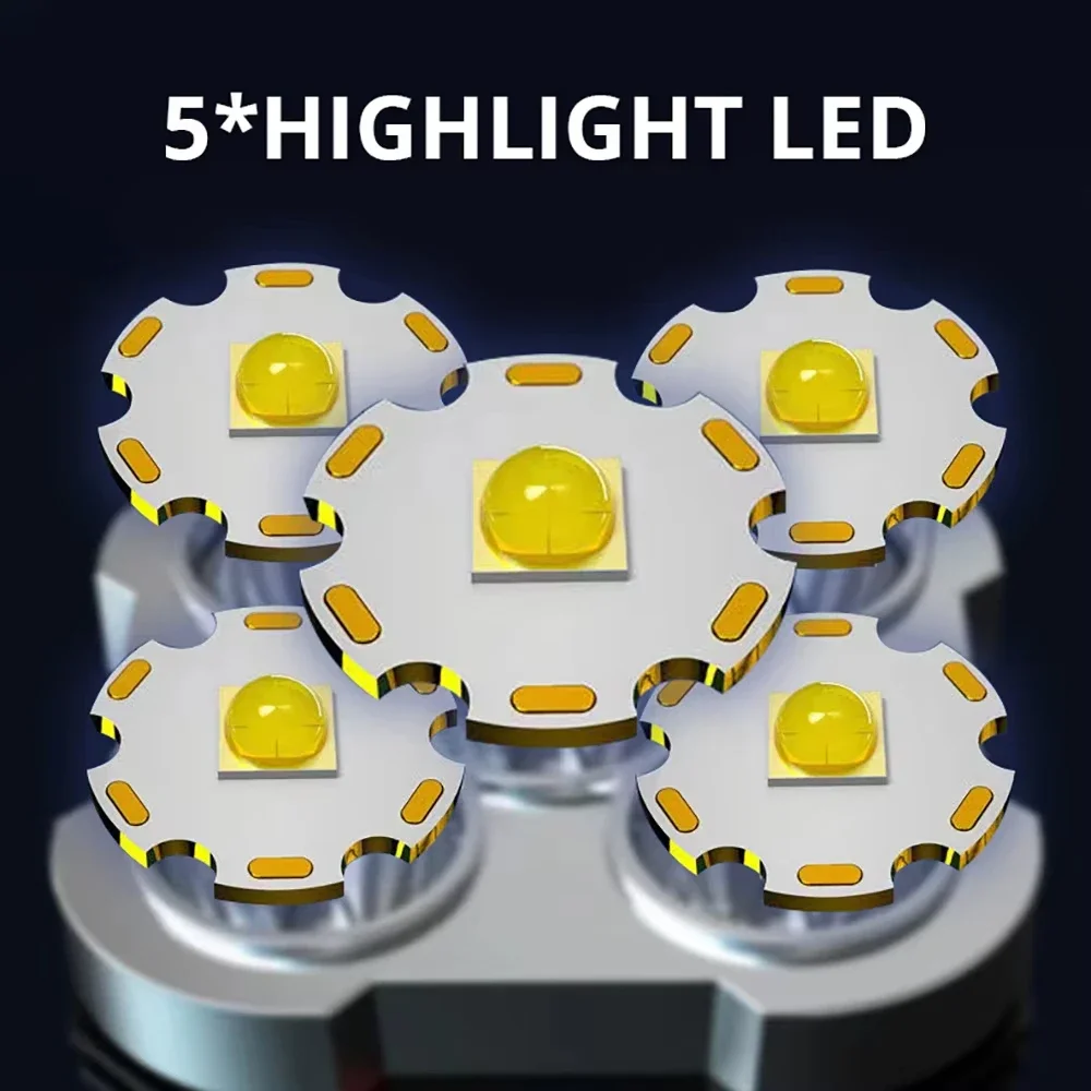 5 LED High Power Led Flashligh - огляд і ціна Zinc Outdoor Lighting