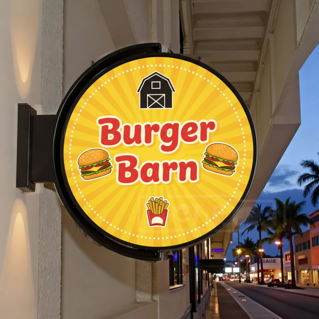 Custom Logo Rotating Light Box - огляд і ціна Outdoor Lighting Box