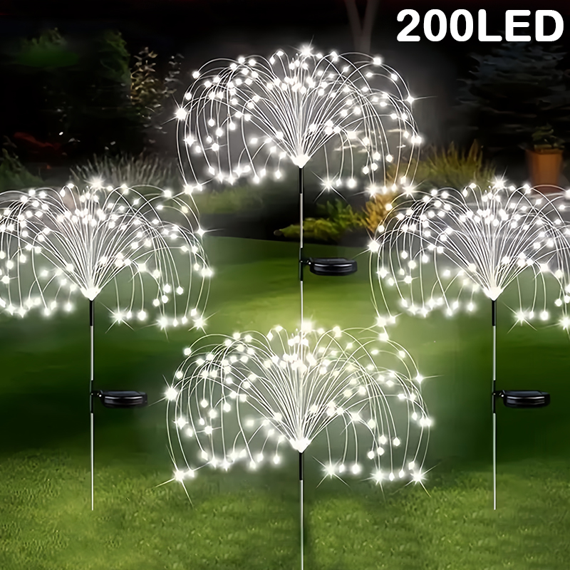 200LED Solar Firework Lamp Out - огляд і ціна Wired Pathway Light