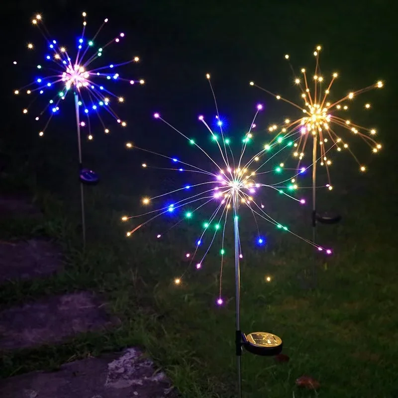 200LED Solar Firework Lamp Out - огляд і ціна Wired Pathway Light