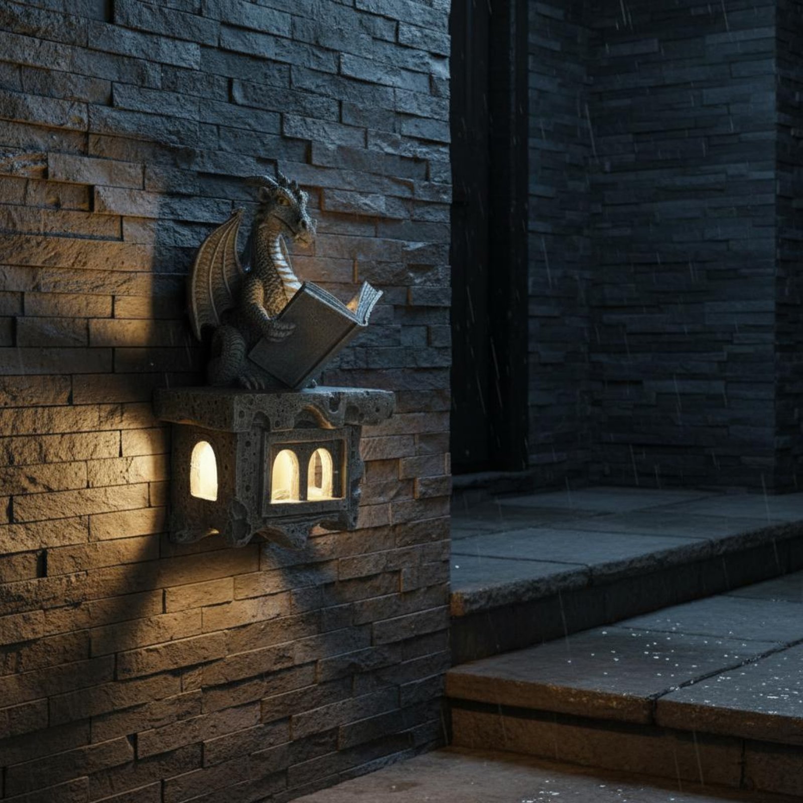 Solar Wyvern Wall Shine Auto O - огляд і ціна Outdoor Lighting Wall