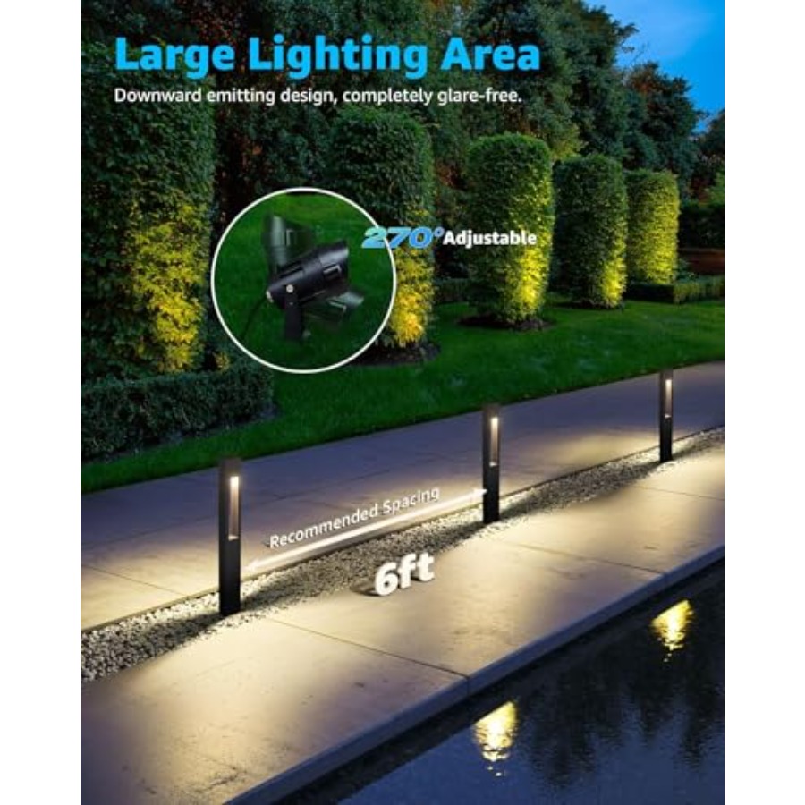 12-Pack Low Voltage Pathway Li - огляд і ціна Wired Pathway Light
