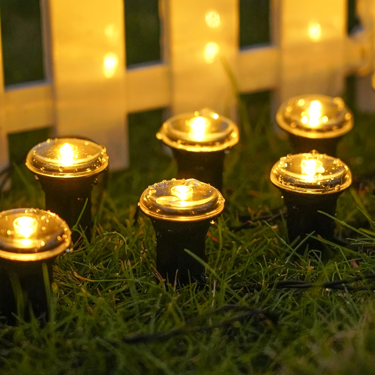 10/20Pcs Solar Pathway Lights, - огляд і ціна Outdoor Lighting Yard Stakes