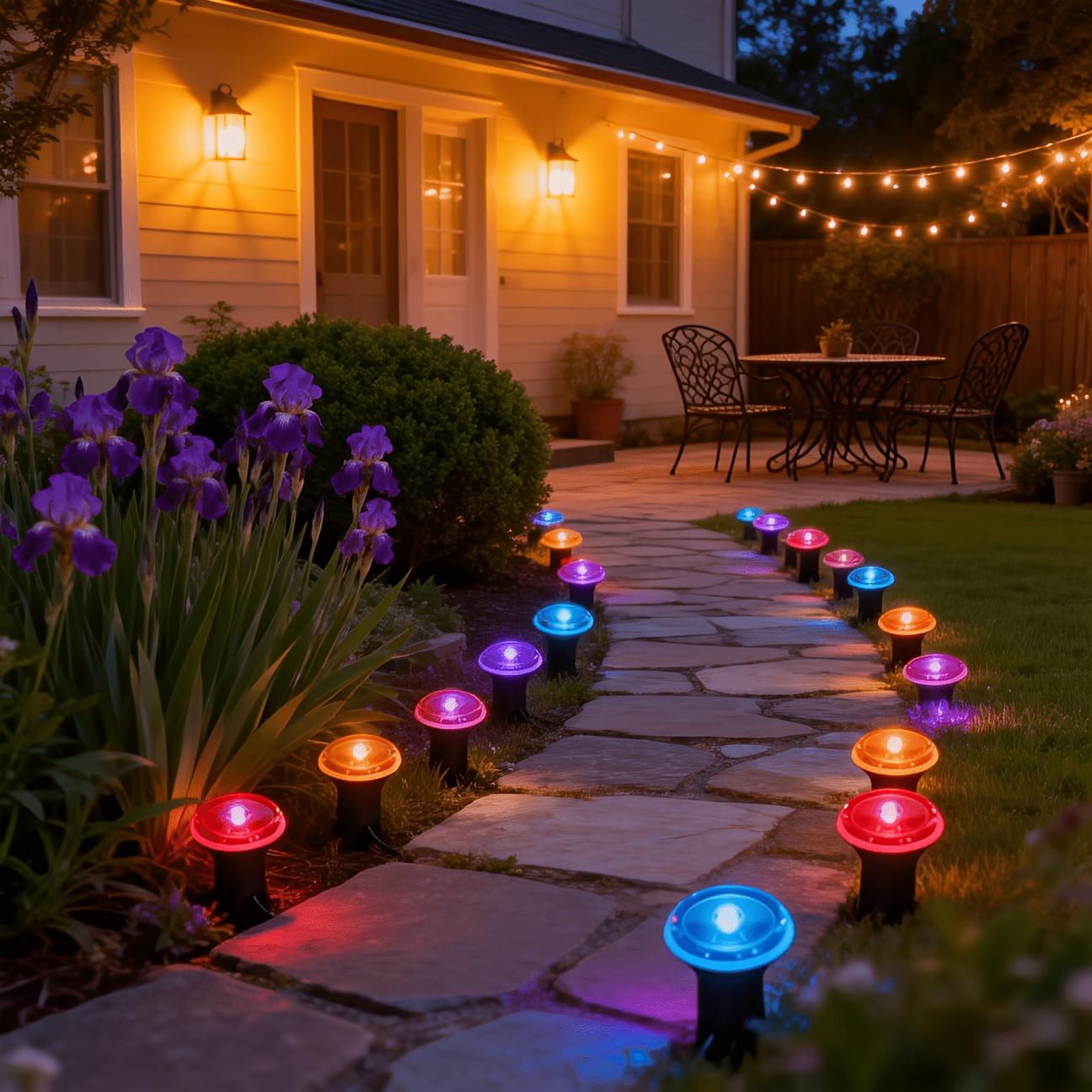 10/20Pcs Solar Pathway Lights, - огляд і ціна Outdoor Lighting Yard Stakes