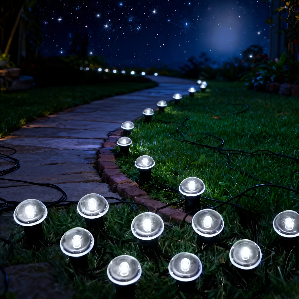 10/20Pcs Solar Pathway Lights, - огляд і ціна Outdoor Lighting Yard Stakes
