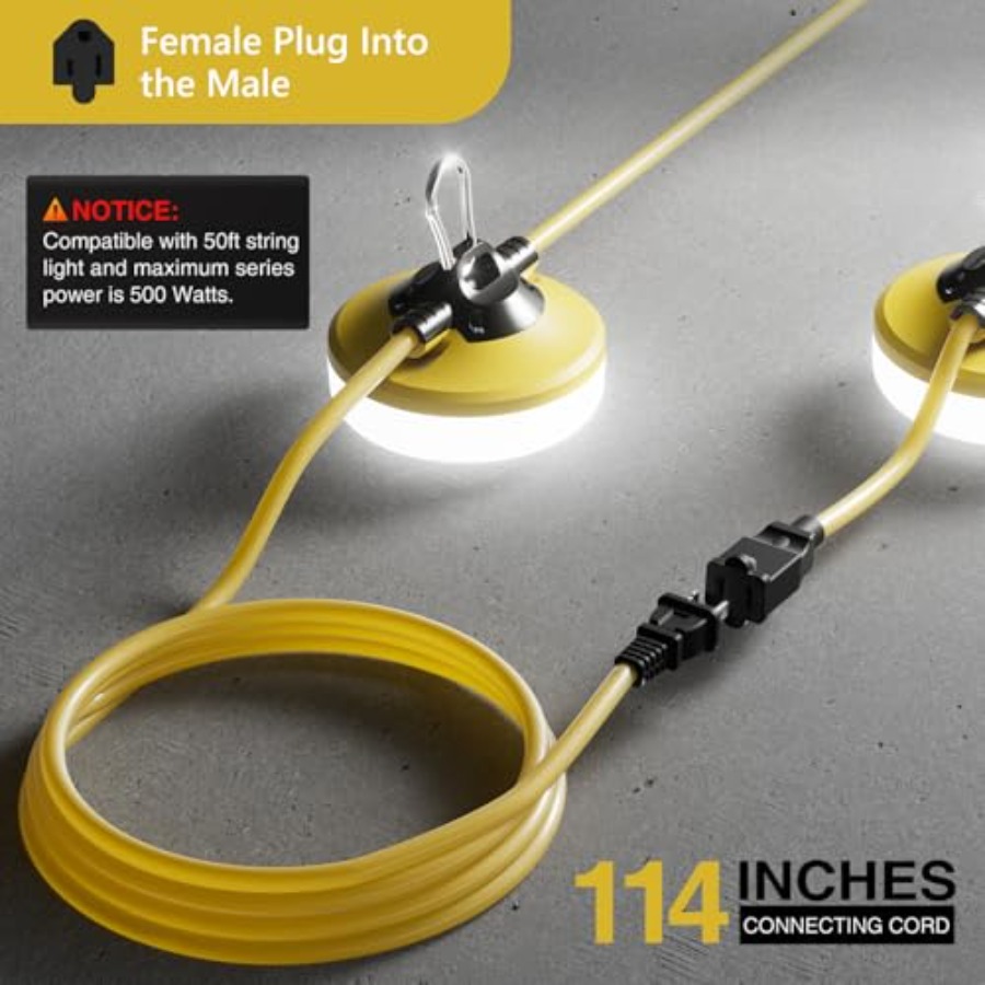 LED Construction String Lights - огляд і ціна Outdoor Lighting Jobs
