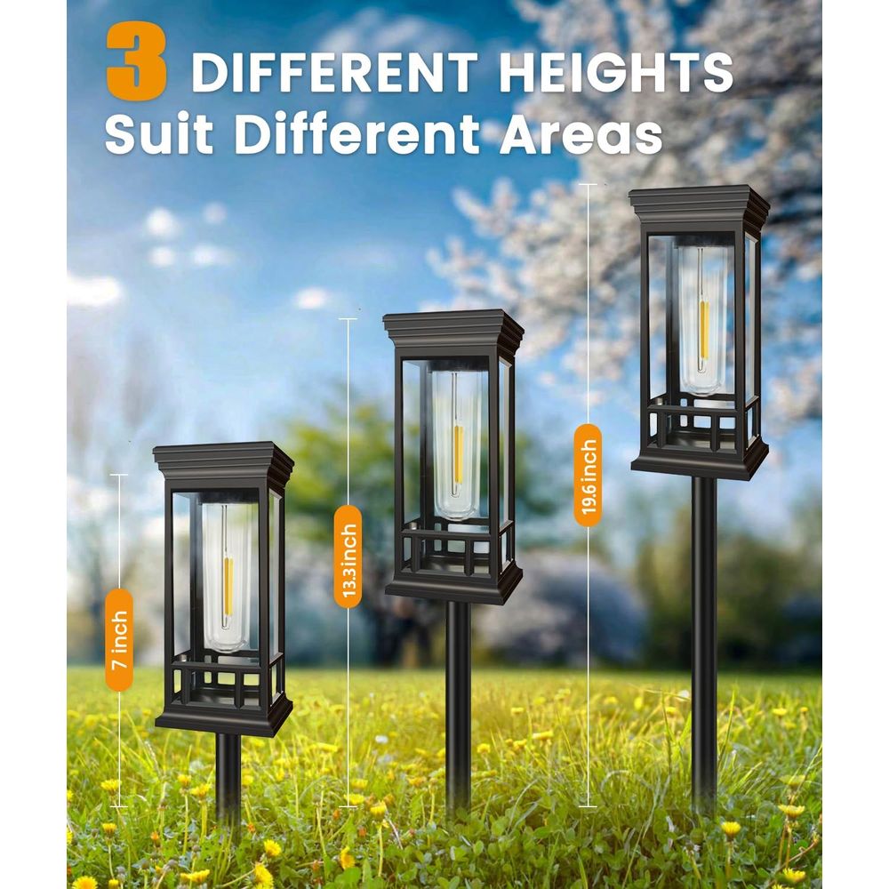 12-Count Solar LED Outdoor Lig - огляд і ціна Outdoor Lighting Driveway