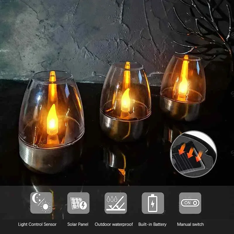 LED Stainless Steel Solar Cand - огляд і ціна Outdoor Lighting Effects