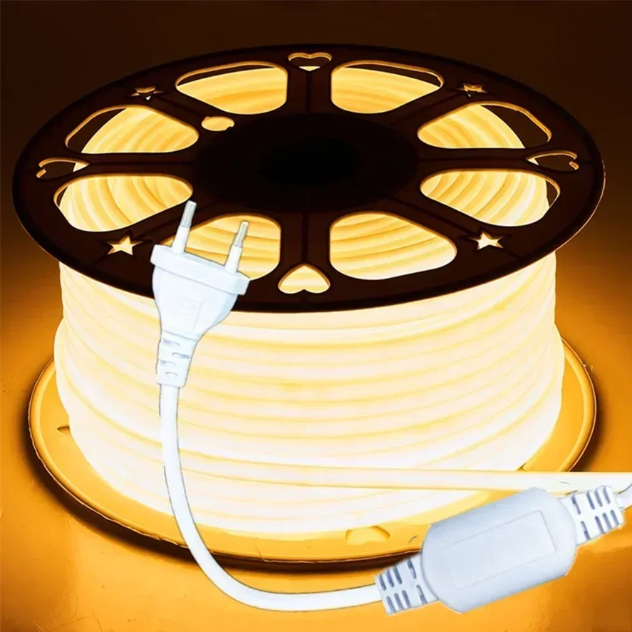 288LEDs/m COB LED Strip 220V D - огляд і ціна Outdoor Lighting Socket