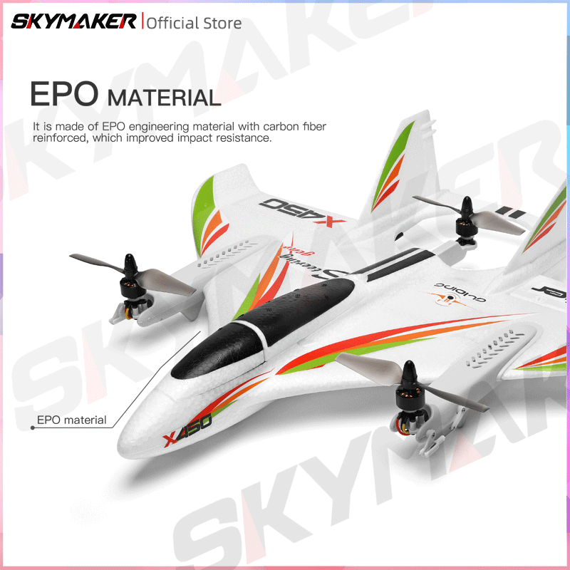 Wltoys XKS X450 RC Airplane 2. - огляд і ціна Outdoor Lighting Socket