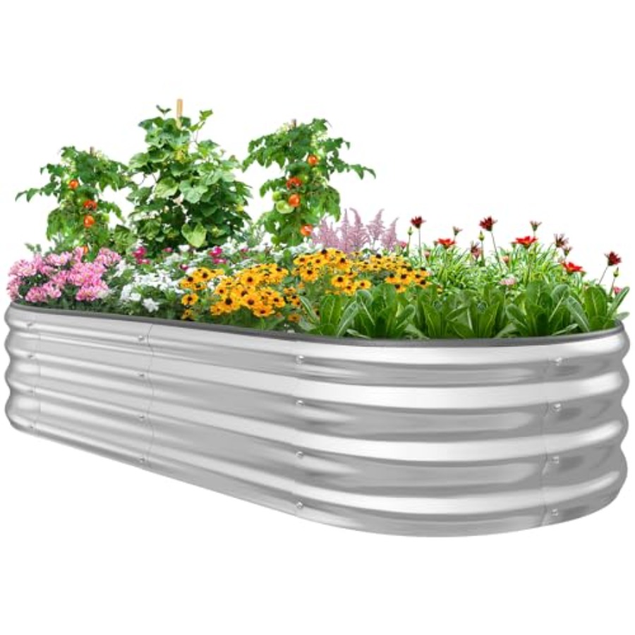 Raised Garden Bed Galvanized P - огляд і ціна Outdoor Lighting Box