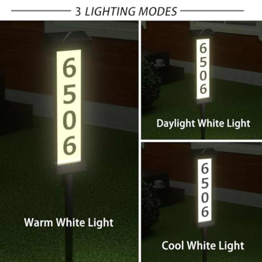 House Numbers for Outside [ Li - огляд і ціна Outdoor Lighting Yard Stakes