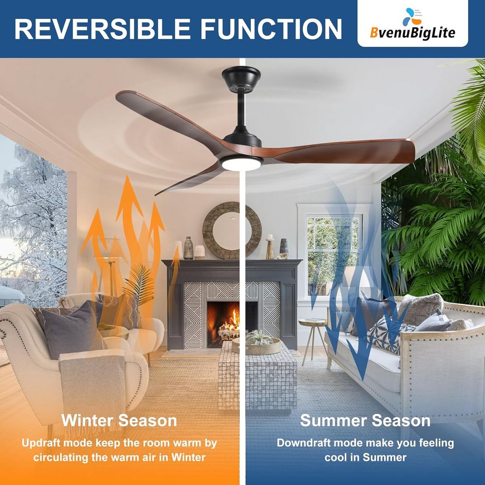 52 3-Blade Outdoor Ceiling Fan - огляд і ціна Outdoor Lighting Remote Control
