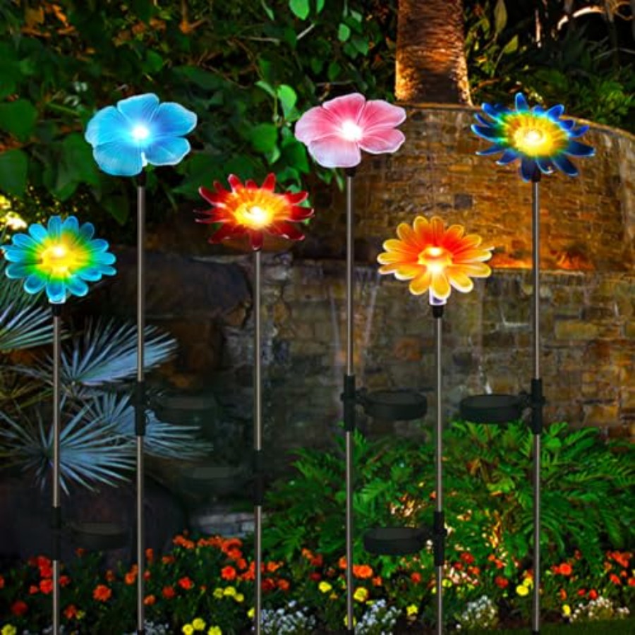 6 Pack Solar Garden Lights Out - огляд і ціна Outdoor Lighting Yard Stakes