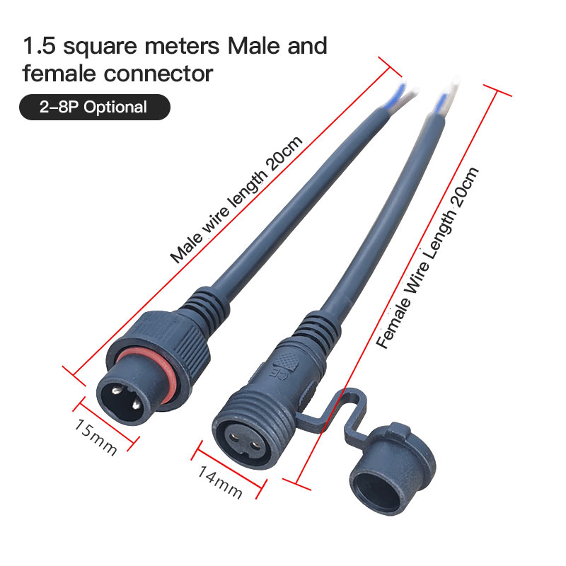 Male Female Extension Wire Con - огляд і ціна Outdoor Lighting Socket
