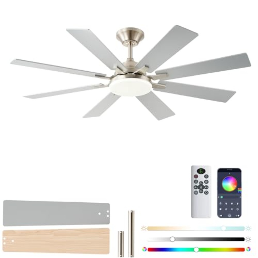 52 Inch Indoor/Outdoor Ceiling - огляд і ціна Outdoor Lighting Remote Control