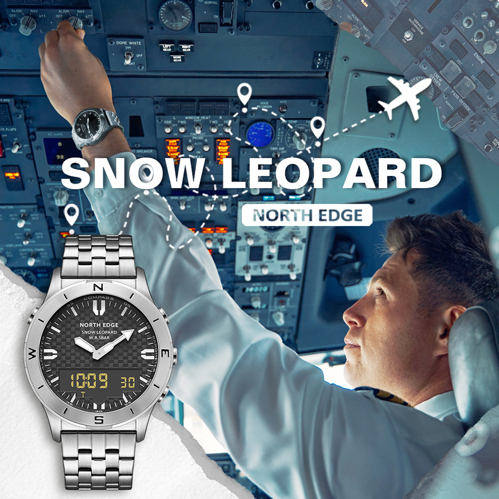 NORTH EDGE Men's Digital Watch - огляд і ціна Outdoor Lighting For Steps