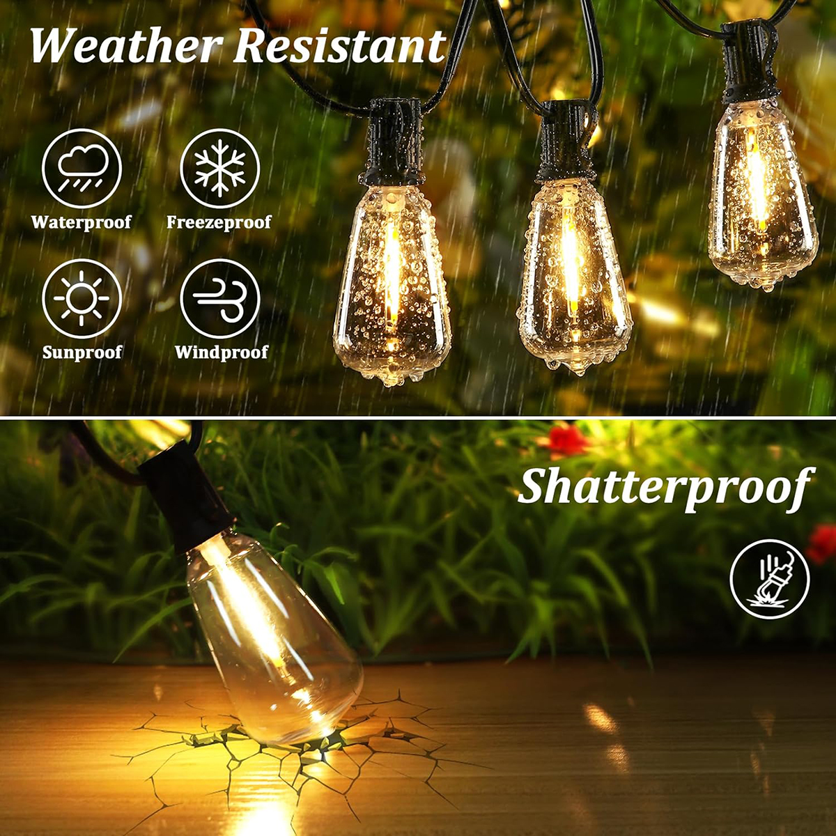 LED String Lights LED Outdoor  - огляд і ціна Outdoor Lighting Driveway