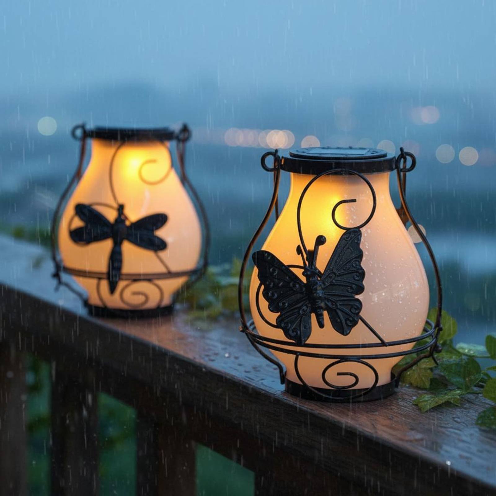 Solar Butterfly Lantern Waterp - огляд і ціна Outdoor Lighting Wall