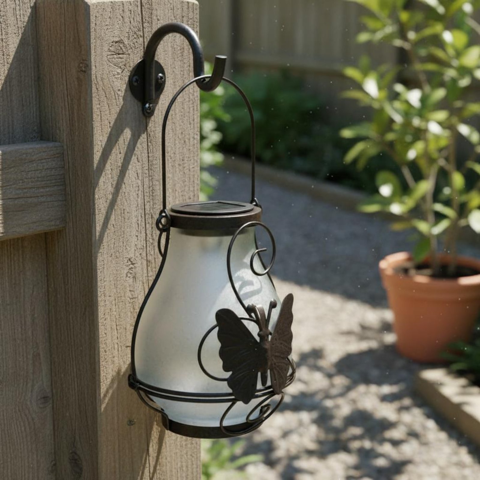 Solar Butterfly Lantern Waterp - огляд і ціна Outdoor Lighting Wall