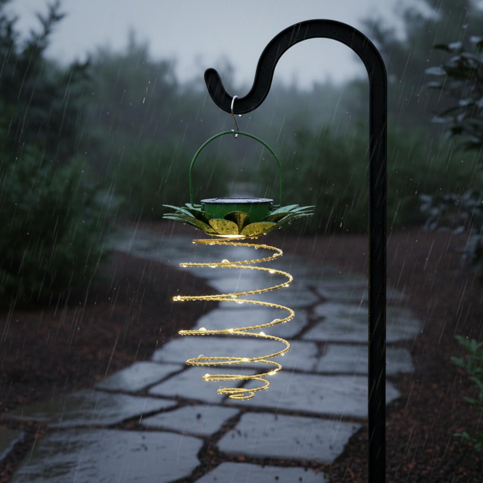 2 Pieces Solar Pineapple Lamp  - огляд і ціна Outdoor Lighting Design