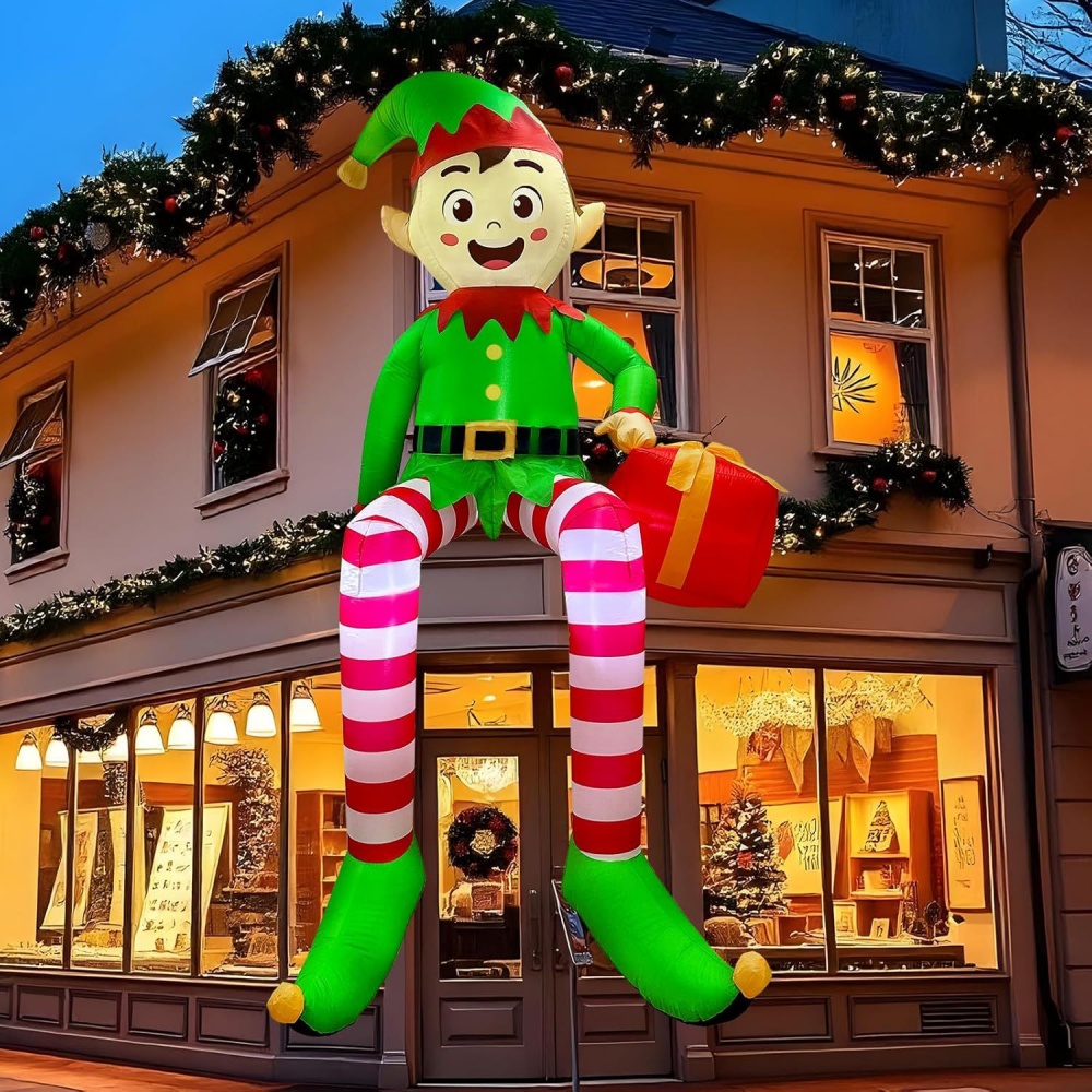 8FT Christmas Inflatables Sitt - огляд і ціна Outdoor Lighting Manufacturers