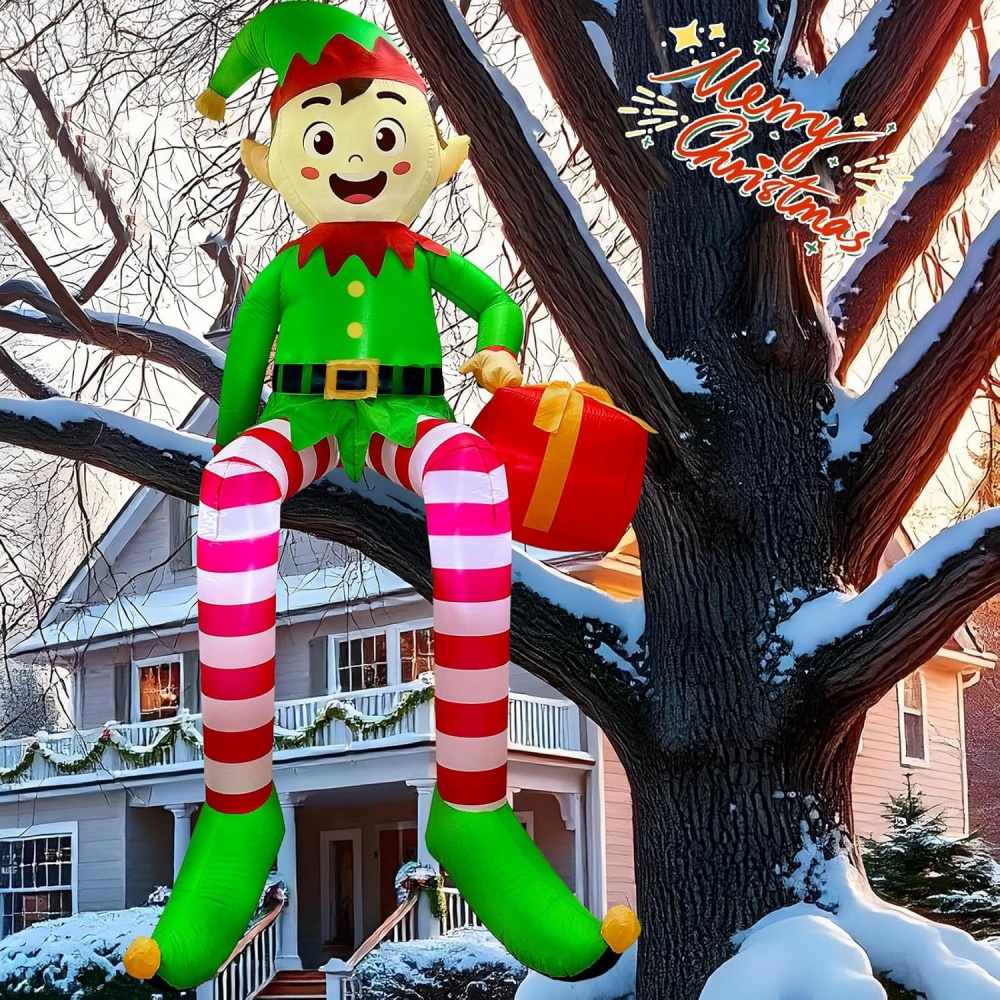 8FT Christmas Inflatables Sitt - огляд і ціна Outdoor Lighting Manufacturers