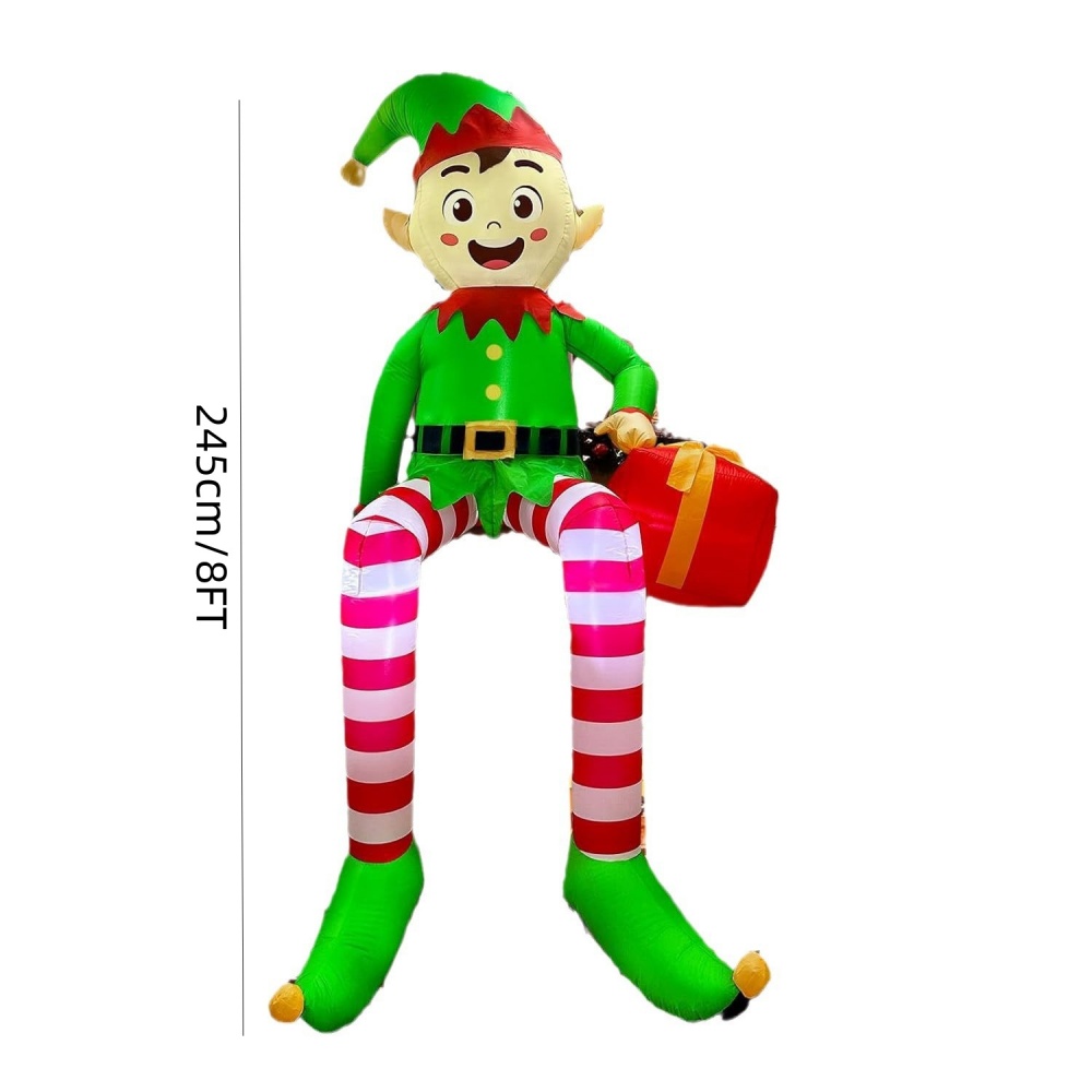8FT Christmas Inflatables Sitt - огляд і ціна Outdoor Lighting Manufacturers
