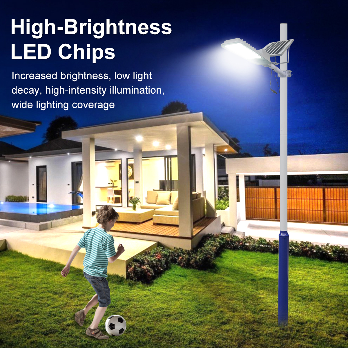 IP65 Waterproof Outdoor Solar  - огляд і ціна Outdoor Lighting No Electricity
