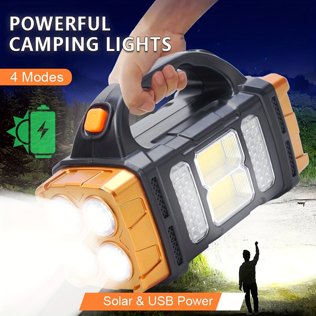 New Upgrade Rechargeable High  - огляд і ціна Zinc Outdoor Lighting