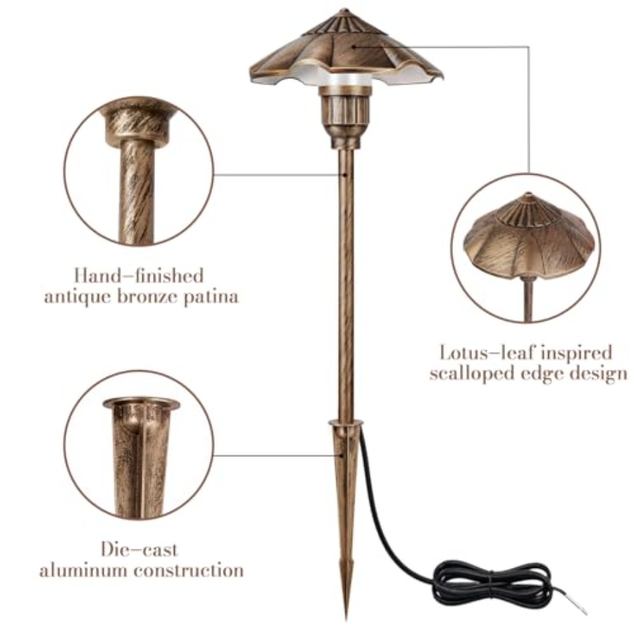 Low Voltage Landscape Lights,  - огляд і ціна Wired Pathway Light