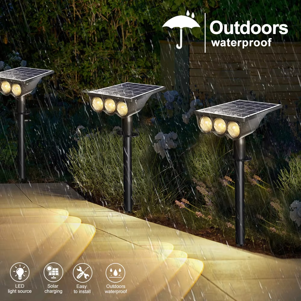Solar Spot Lights Outdoor Wate - огляд і ціна Outdoor Lighting On Trees