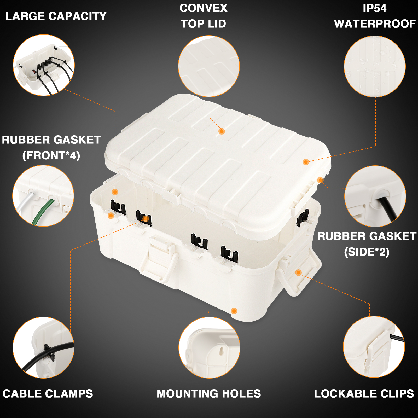 Outdoor Power Supply Waterproo - огляд і ціна Outdoor Lighting Box