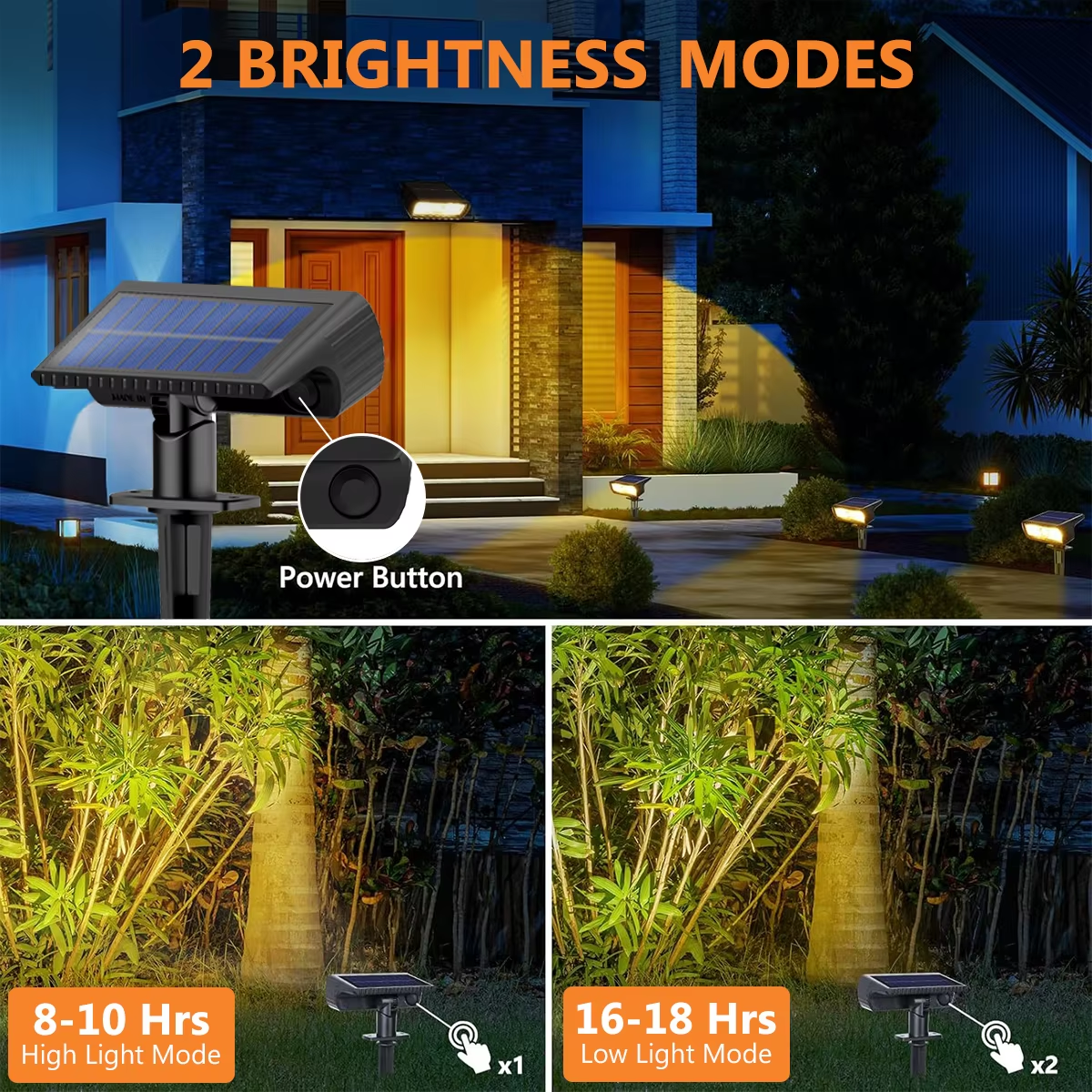 4 Pack Solar Landscape Spot Li - огляд і ціна Outdoor Lighting Wall