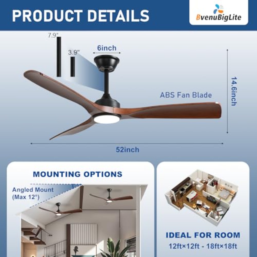 Outdoor ceiling fan with light - огляд і ціна Outdoor Lighting Remote Control