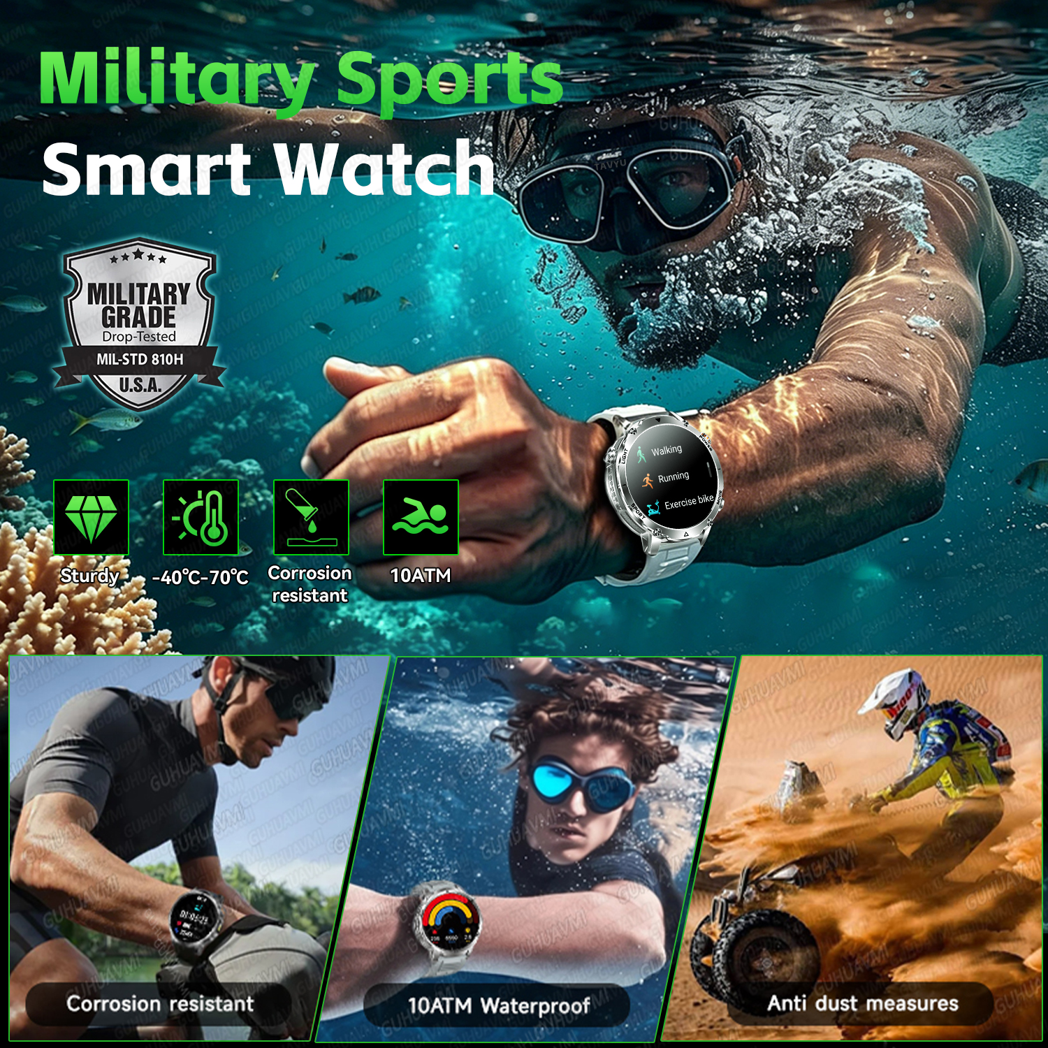 2026 New Military Smart Watch  - огляд і ціна Wired Pathway Light