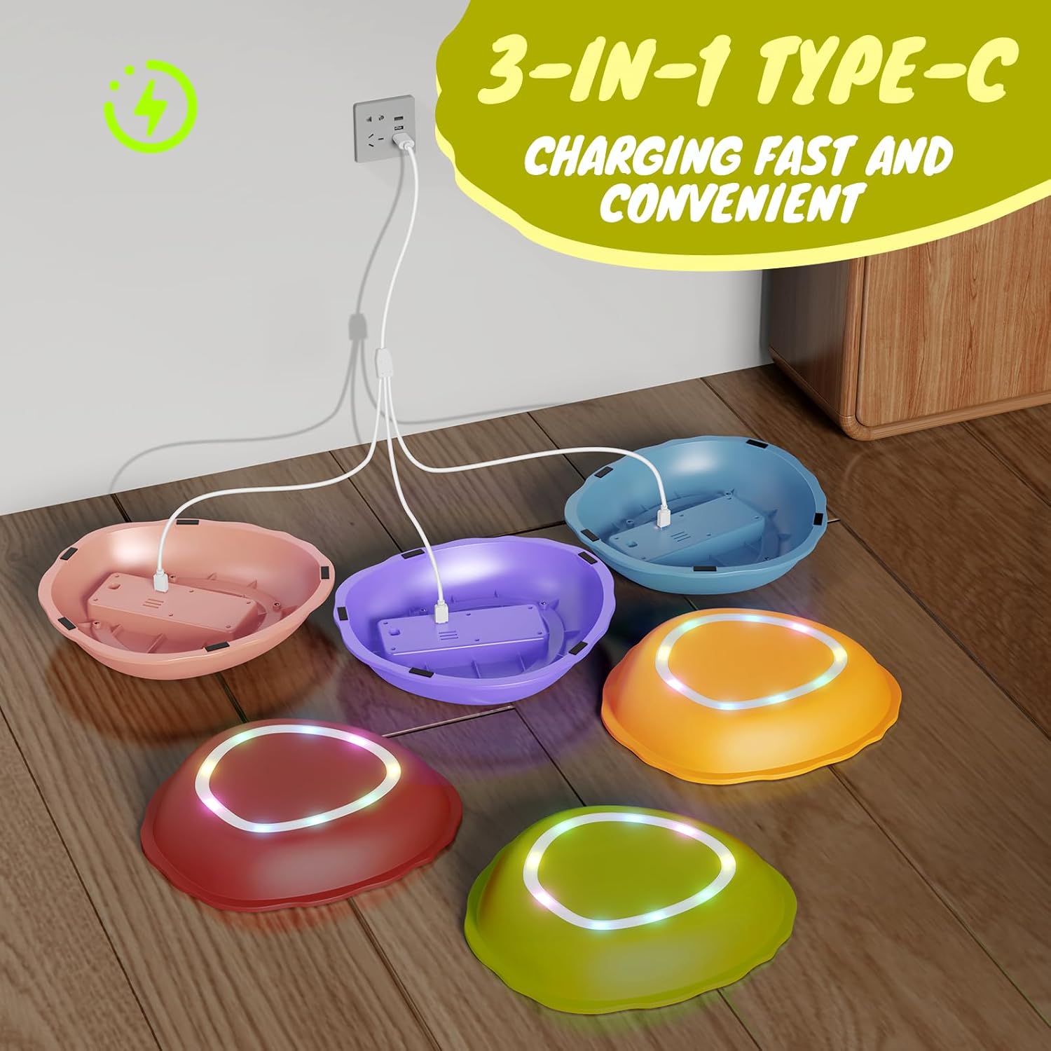 6-Pack Rechargeable Stepping S - огляд і ціна Outdoor Lighting For Steps