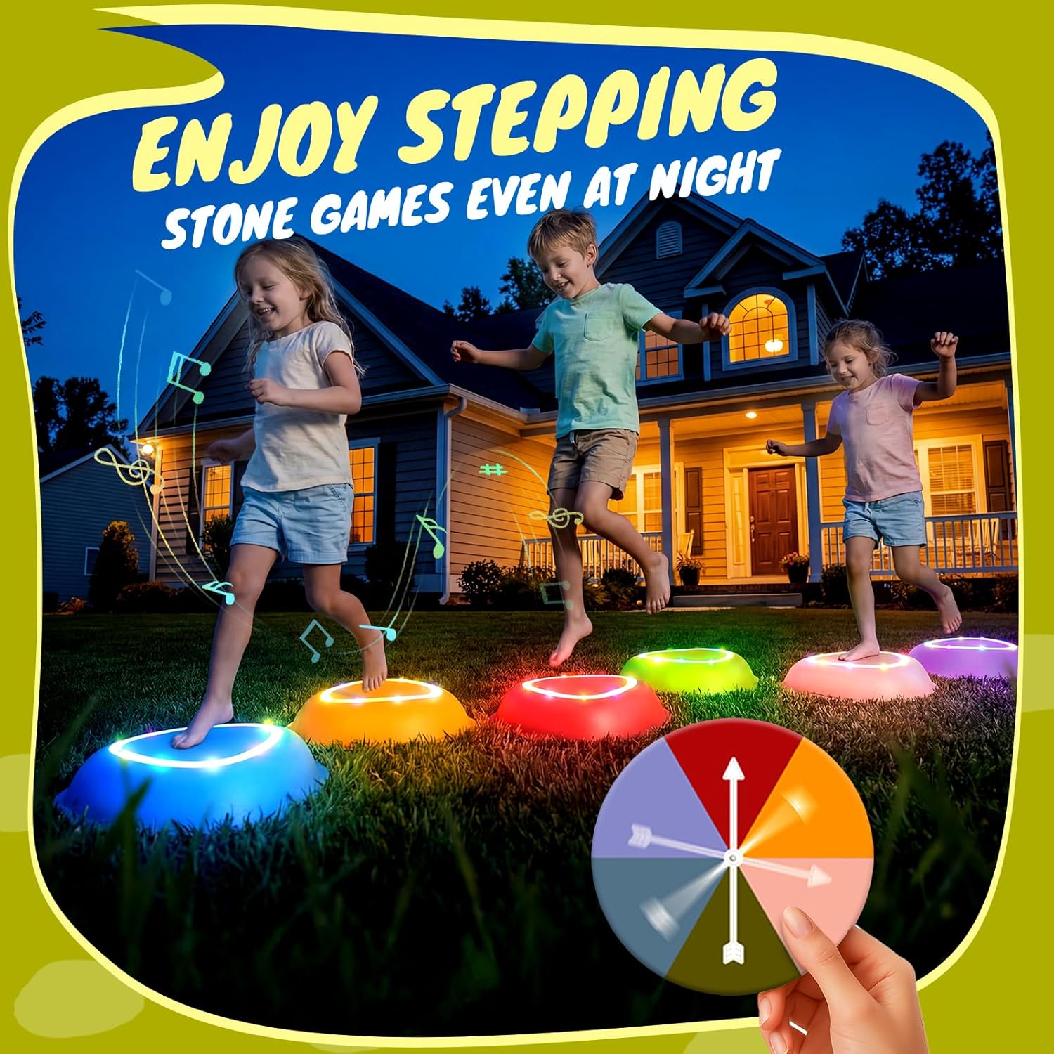 6-Pack Rechargeable Stepping S - огляд і ціна Outdoor Lighting For Steps