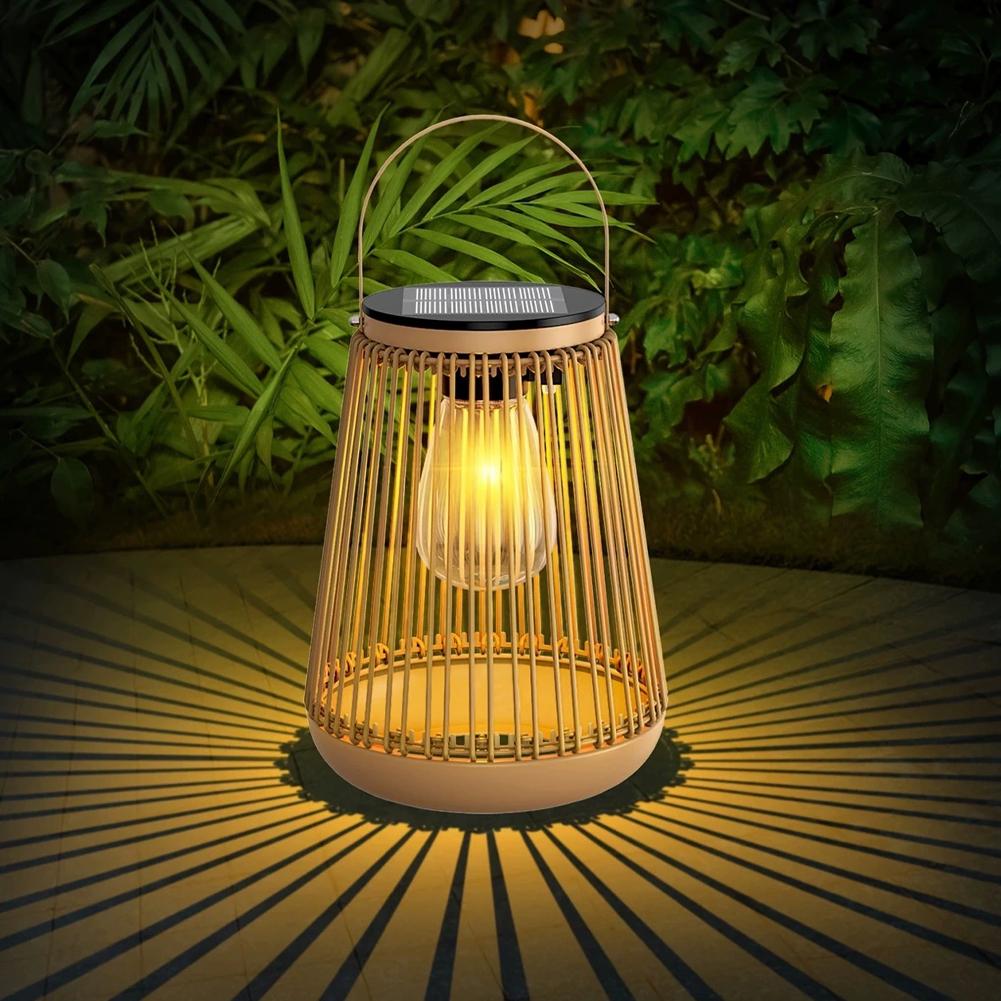 IP65 Waterproof Solar Rattan L - огляд і ціна Outdoor Lighting Patio