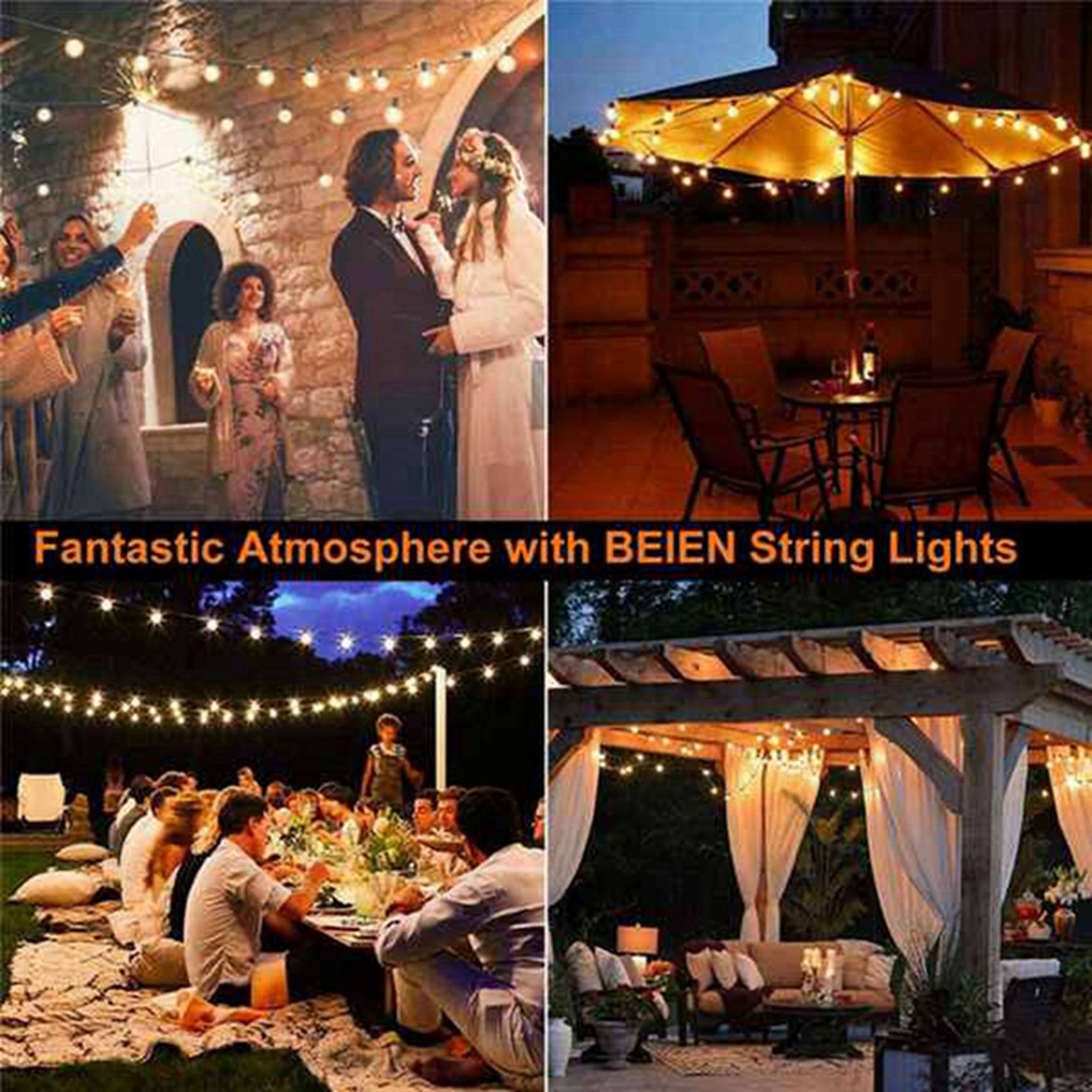ABWR-2X G40 Solar Powered LED  - огляд і ціна String Light Bistro