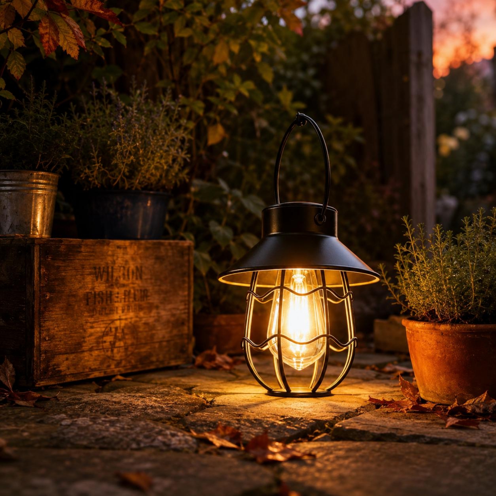 Wavy Frame Lantern Energy Savi - огляд і ціна Outdoor Lighting Design