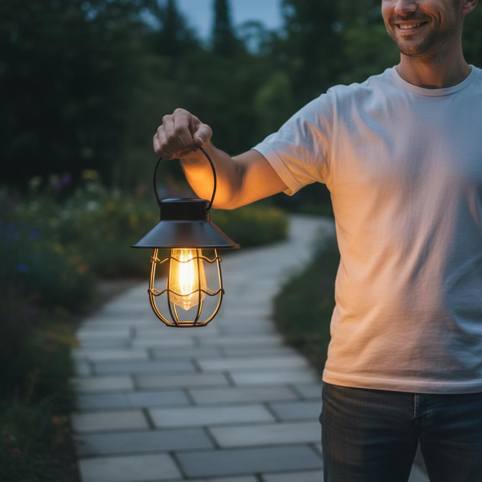 Wavy Frame Lantern Energy Savi - огляд і ціна Outdoor Lighting Design