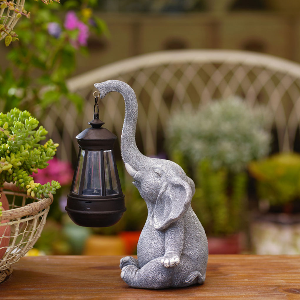 Resin Elephant Statue Ornament - огляд і ціна Outdoor Lighting Manufacturers