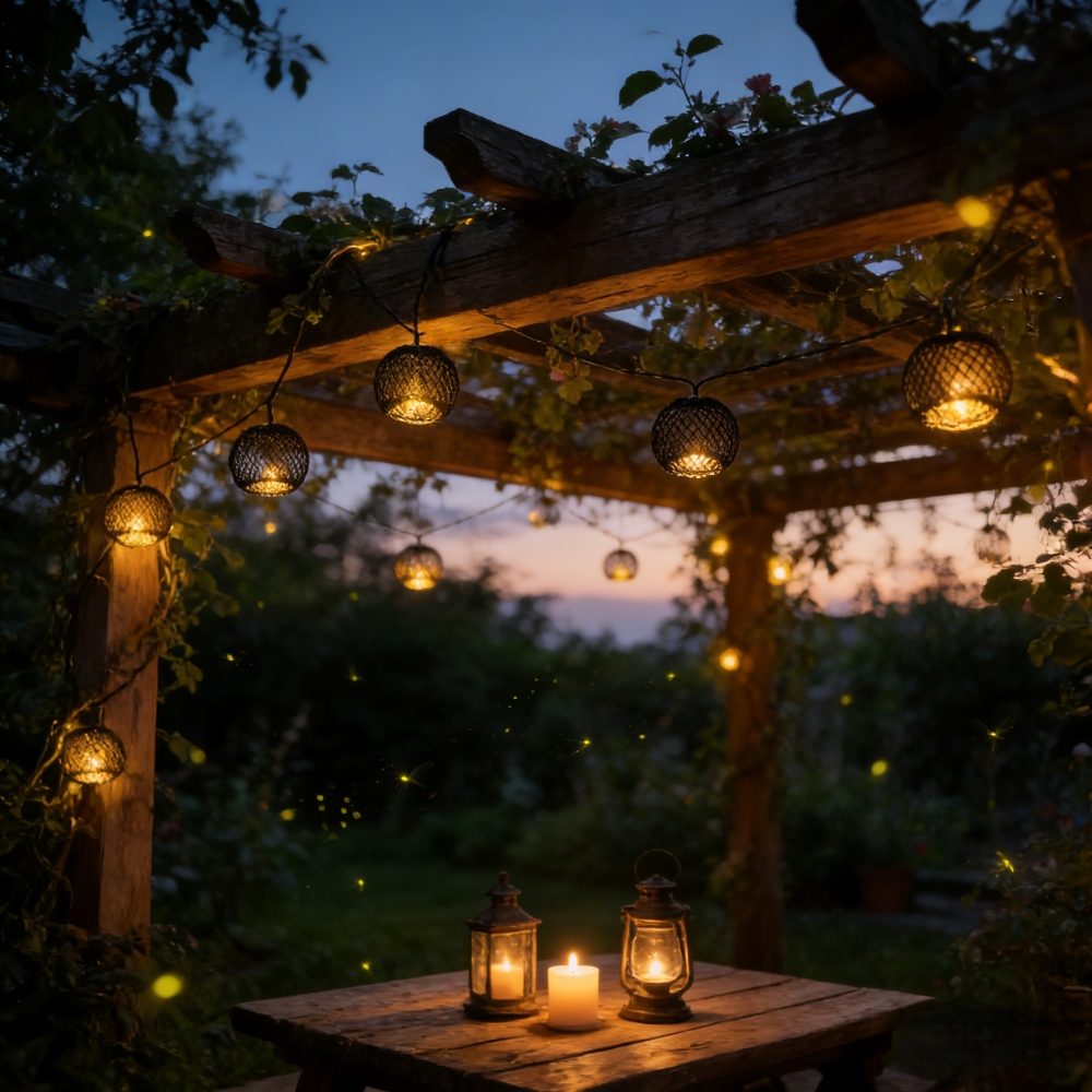 1PC Outdoor Garden Decorative  - огляд і ціна String Light Bistro